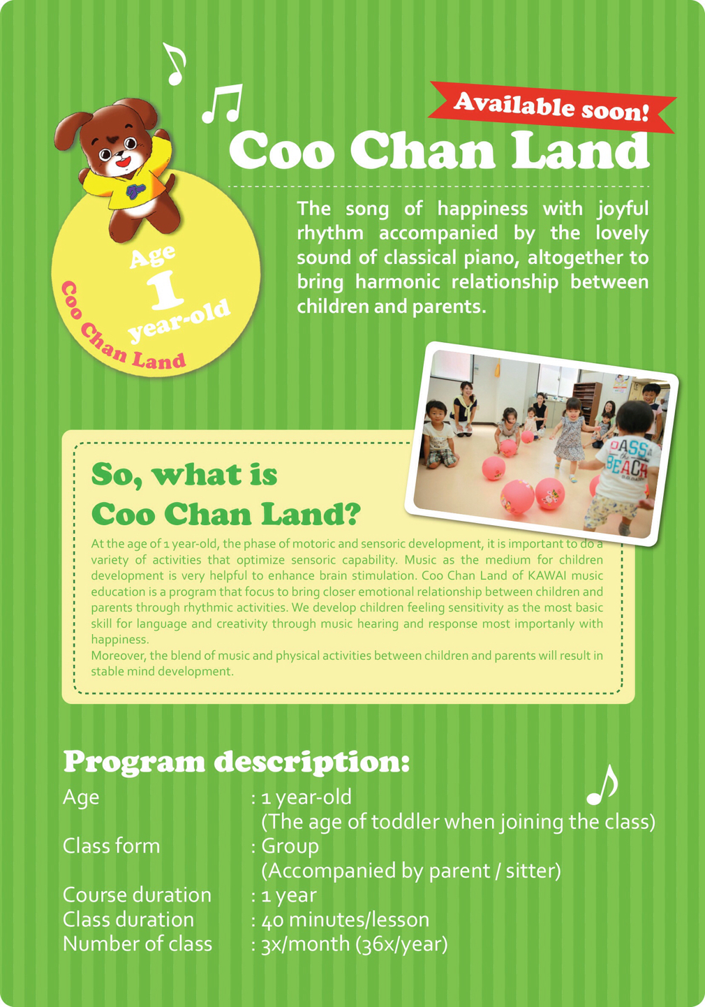 Coo Chan Land Program Description